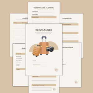 Complete Reisplanner, Digitale Download (7 pagina’s)